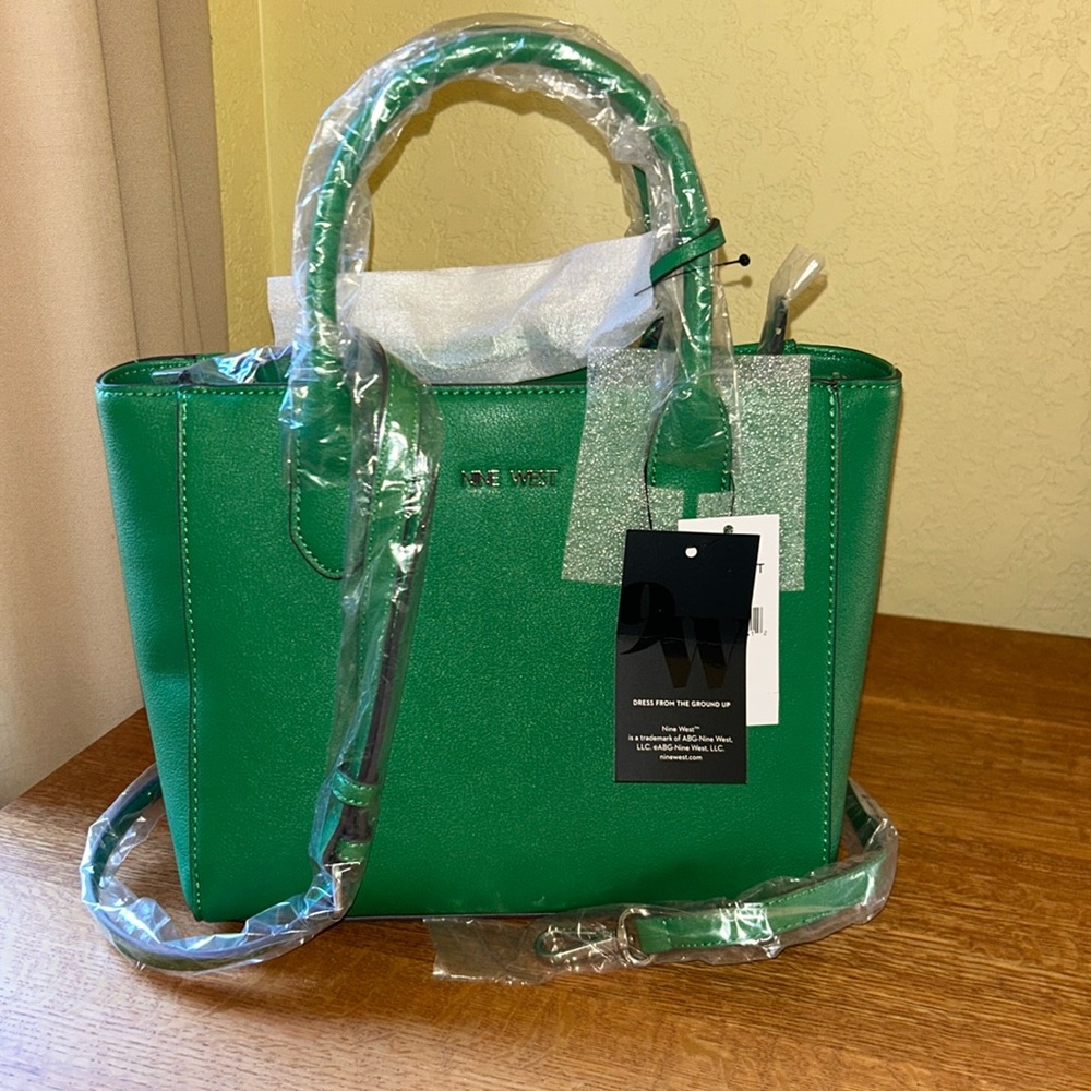 NWT Nine West Green Bag